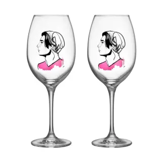 Produktfoto för Kosta Boda All About You Embrace Him Vinglas 52 cl, 2 stk.