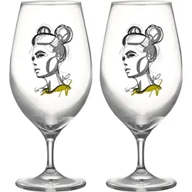 Produktfoto för Kosta Boda - All About You Ölglas 40 cl 2-pack Cheers to you