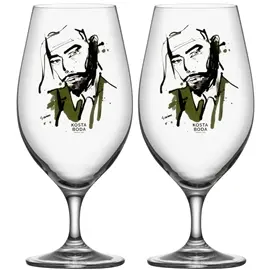 Produktfoto för Kosta Boda - All About You Ölglas 40 cl 2-pack Want Him