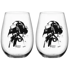 Produktfoto för Kosta Boda - All About You Tumbler 57 cl 2-pack Love Him