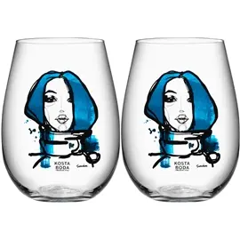 Produktfoto för Kosta Boda - All About You Tumbler 57 cl 2-pack Miss You