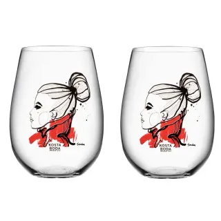 Produktfoto för Kosta Boda - All About You Tumbler 57 cl 2-pack Want You