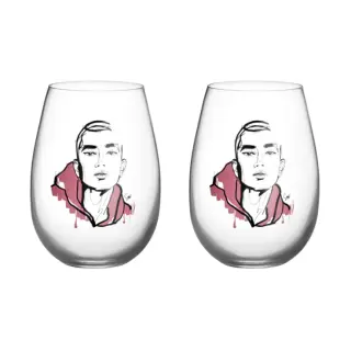 Produktfoto för Kosta Boda All About You Tumbler Glas soft pink, 57 cl, 2 stk.