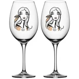 Produktfoto för Kosta Boda - All About You Vinglas 52 cl 2-pack Wait For Her
