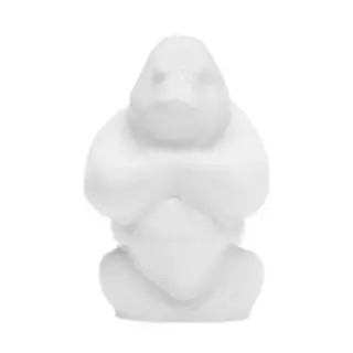 Produktfoto för Kosta Boda Gabba Gabba Hey glaslykta 12 cm, vit