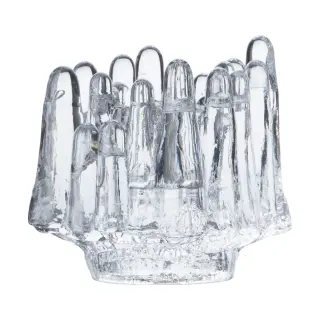 Produktfoto för Kosta Boda Polar ljuslykta klar 11,2 cm.