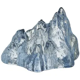 Produktfoto för Kosta Boda The Rock ljuslykta 91 mm Ice blue