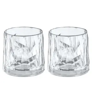 Produktfoto för Koziol - Club Tumblerglas 25 cl 2-pack Klar