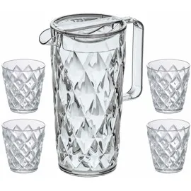 Alternativ bild 0 för Koziol - Crystal Karaff + Glas 4-pack Klar