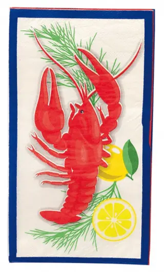 Produktfoto för Kräftskiva Servetter 20-pack