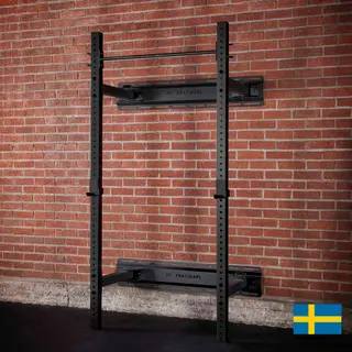 Produktfoto för Kraftmark Foldback Squat Stand 2.0 Svart, Skivstångsställning
