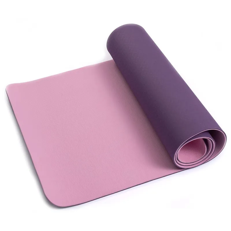 Bild 2 för Kraftmark Yogamatta Lila/Rosa, Yogamattor