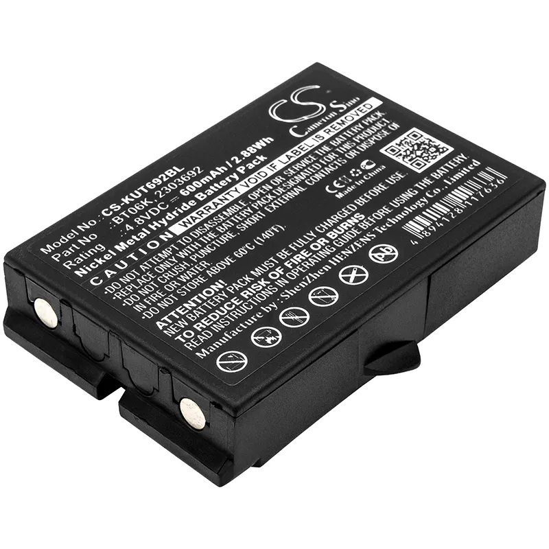 Alternativ bild 0 för Kran-fjärrkontrollsbatteri till IKUSI BT06K, RAD-TS m.fl. 600mAh, 4.8V