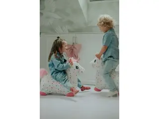 Produktfoto för Krea Hop And Bounce Plush Horse Rainbow