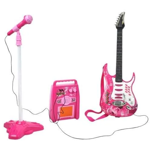 Bild 2 för Kruzzel Gitarr + mikrofon + förstärkare ros 22407