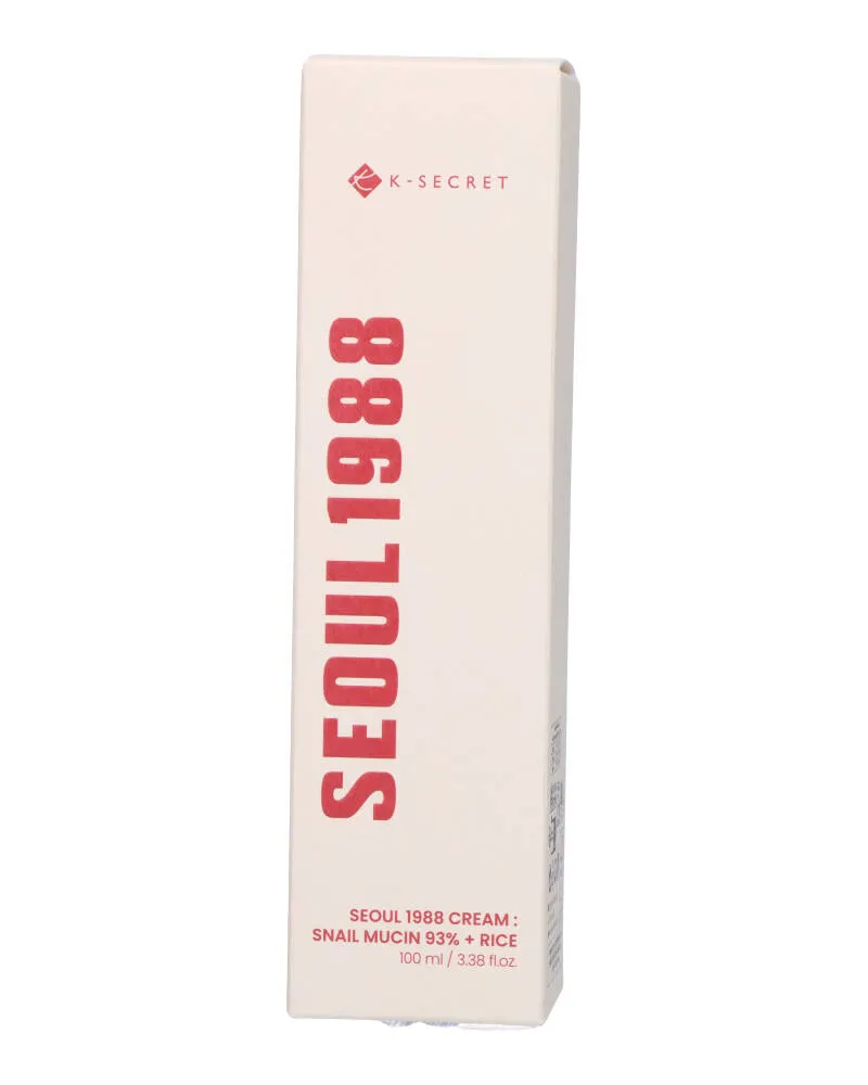 Bild 1 för KSECRET SEOUL 1988 Cream: Snail Mucin 93% + Rice 100 ml
