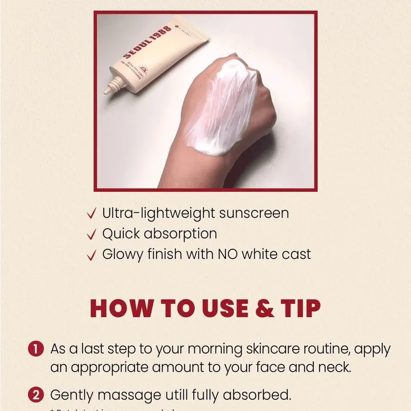 Bild 4 för KSECRET SEOUL 1988 Sun: Pine Tree + Ceramide SPF 50+ PA++++ 50 ml