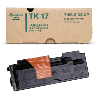 Alternativ bild 0 för Kyocera TK 17 - Svart - original - tonersats - för FS-1000, 1000+N100, 1010, 1010N100, 1050