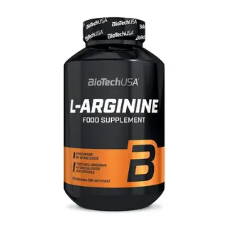 Produktfoto för L-Arginine, 90 kapslar, BioTech USA