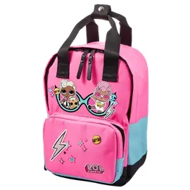 Produktfoto för L.O.L. Surprise! Together 4Eva Small Backpack with pink pom-pom attached to zipper puller