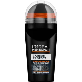Produktfoto för L'Oréal Men Expert L'Oréal Paris Men Expert Carbon Protect Total Protection 48H Anti-Perspirant Deodorant Roll-On 100 ml