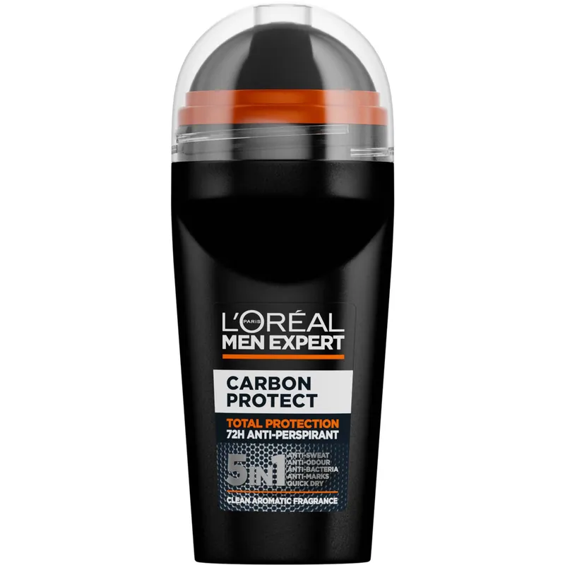 Bild 1 för L'Oréal Men Expert L'Oréal Paris Men Expert Carbon Protect Total Protection 48H Anti-Perspirant Deodorant Roll-On 100 ml
