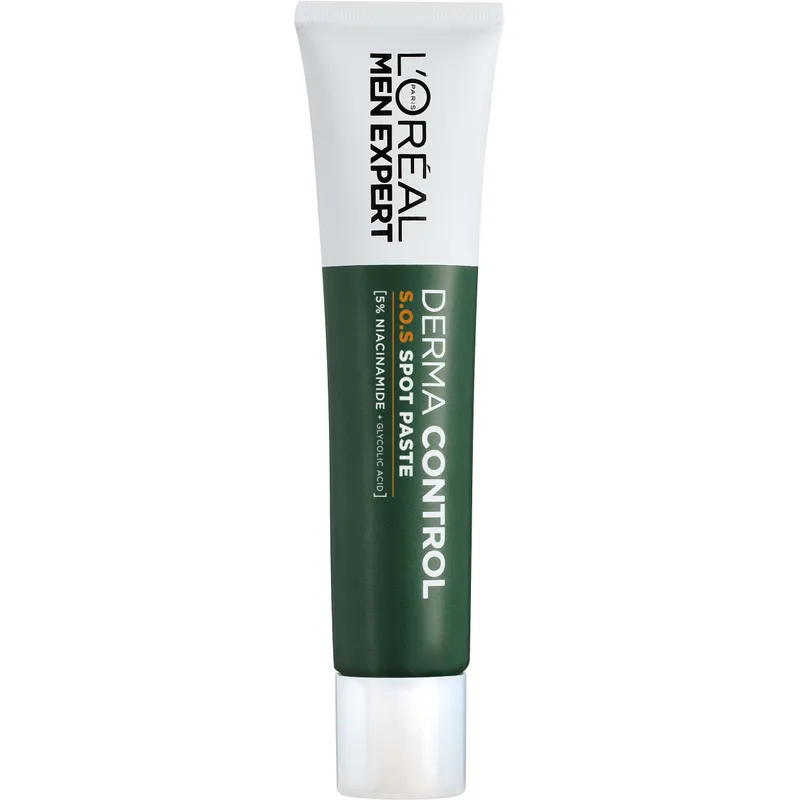 Bild 1 för L'Oréal Men Expert L'Oréal Paris Men Expert Derma Control 2-i-1 punktbehandling & ansiktsmask för oren hud 45 ml