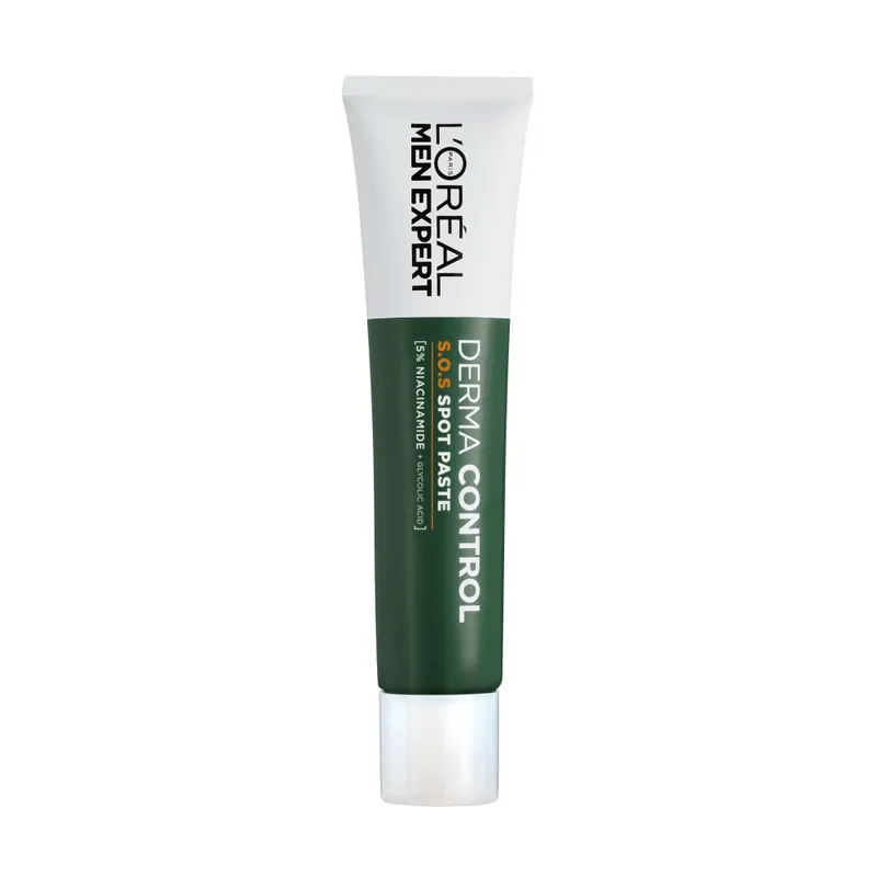 Bild 1 för L'Oréal Men Expert L'Oréal Paris Men Expert Derma Control 2-i-1 punktbehandling & ansiktsmask för oren hud 45 ml