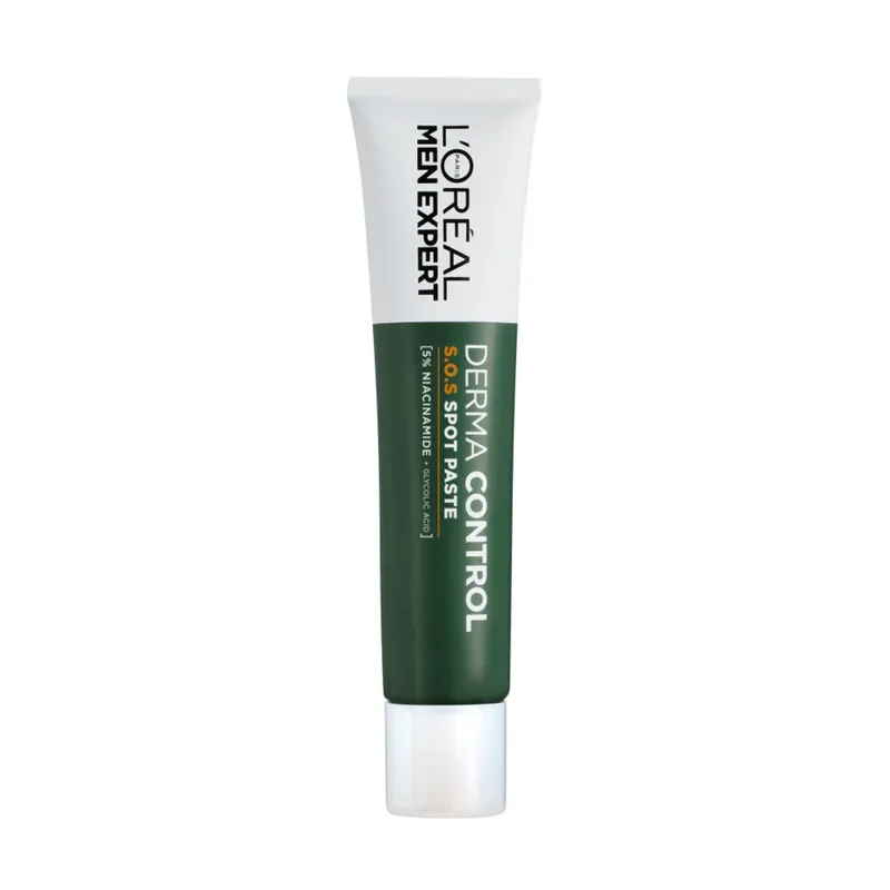 Bild 2 för L'Oréal Men Expert L'Oréal Paris Men Expert Derma Control 2-i-1 punktbehandling & ansiktsmask för oren hud 45 ml