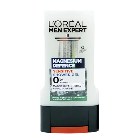 Bild 2 för L'Oréal Men Expert L'Oréal Paris Men Expert Shower Gel Magnesium Defense Sensitive 300 ml