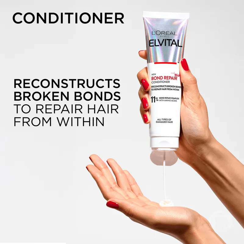 Bild 8 för L'Oréal Paris Elvital Bond Repair Conditioner 150 ml