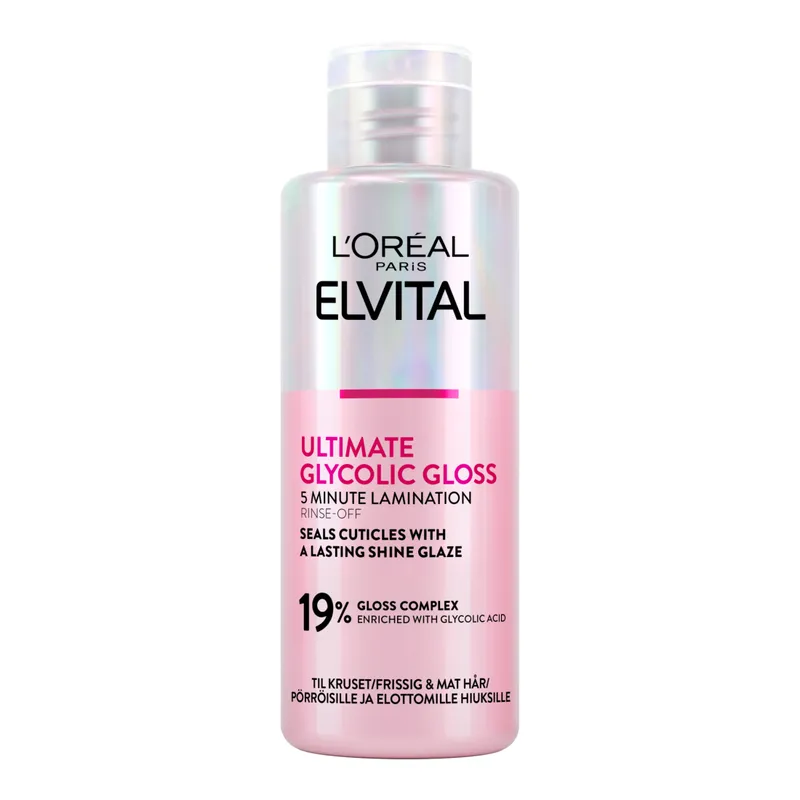 Bild 1 för L'Oréal Paris Elvital Glycolic Gloss Injection Treatment 200 ml