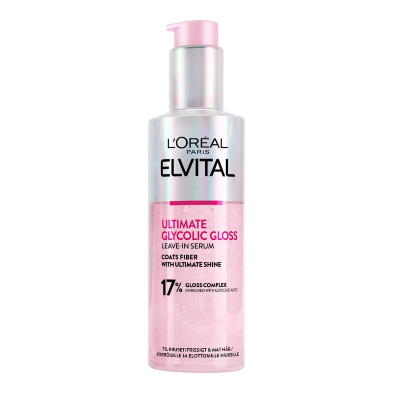 Bild 2 för L'Oréal Paris Elvital Glycolic Gloss Leave-in Serum 150 ml