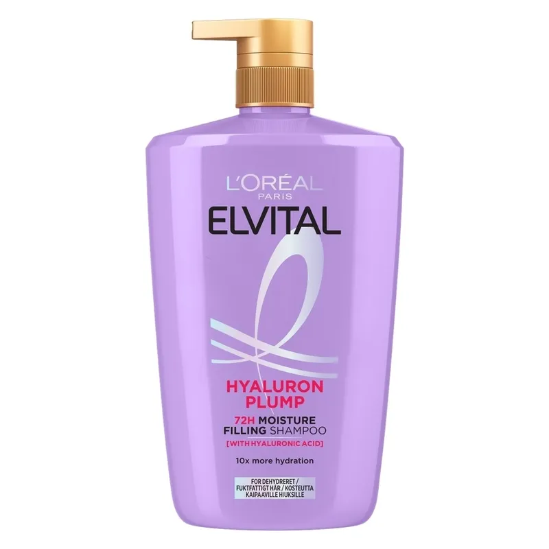 Bild 1 för L'Oréal Paris Elvital Hyaluron Plump Schampo 1000 ml