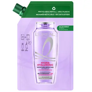 Produktfoto för L'Oréal Paris Elvital Hyaluron Plump Shampoo Refill For Dehydrated Hair 500 ml