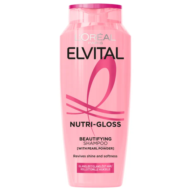 Bild 2 för L'Oréal Paris Elvital Nutri-Gloss Shine Schampo 250 ml