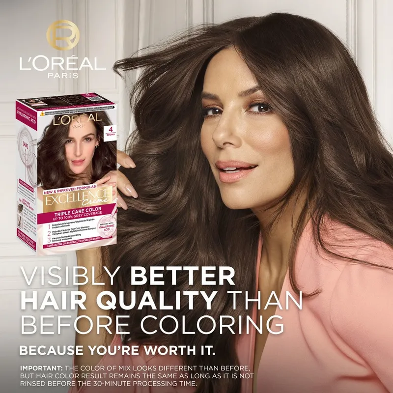 Bild 4 för L'Oréal Paris Excellence Crème 2 Black-Brown