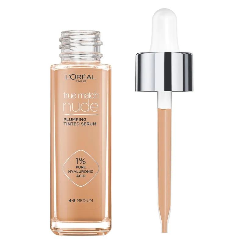 Bild 2 för L'Oréal Paris L'Oreal Paris True Match Nude Plumping Tinted Serum 4-5 Medium