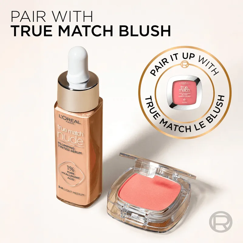 Bild 10 för L'Oréal Paris L'Oreal Paris True Match Nude Plumping Tinted Serum 4-5 Medium