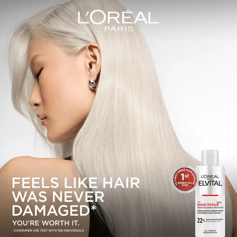 Bild 4 för L'Oréal Paris L´Oréal Paris Elvital Bond Repair Pre-Shampoo 200 ml