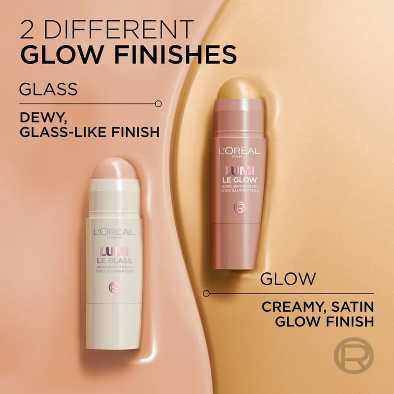 Bild 4 för L'Oréal Paris Lumi Le Glow Highlighter Stick 635 Glowy Golden Couture - 6,5 g