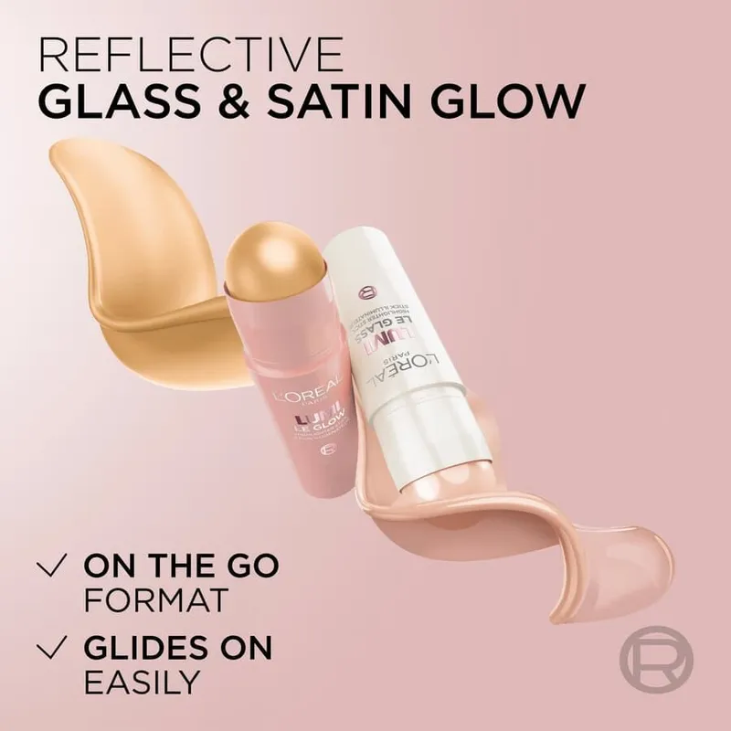 Bild 7 för L'Oréal Paris Lumi Le Glow Highlighter Stick 635 Glowy Golden Couture - 6,5 g
