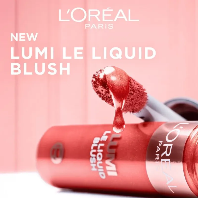 Bild 4 för L'Oréal Paris Lumi Le Liquid Blush 627 Glowy Warm Peach 5 ml