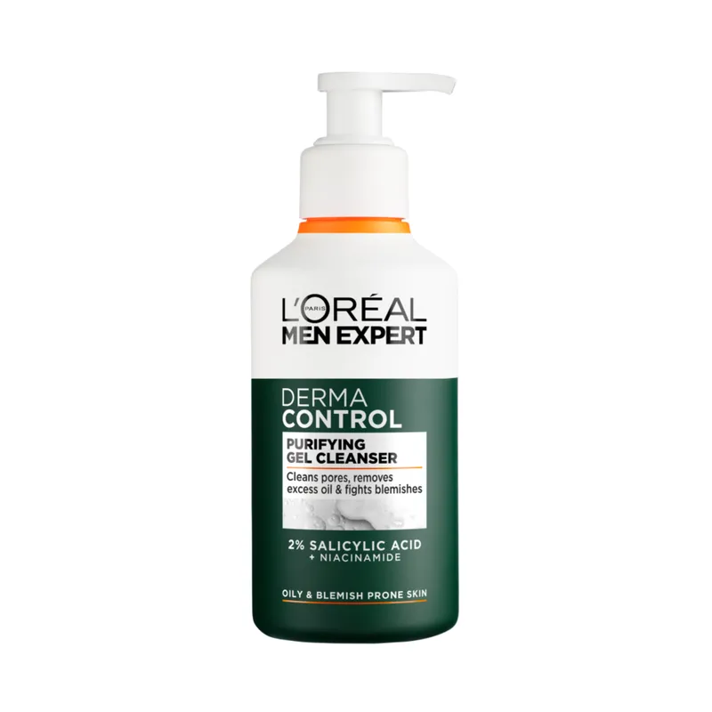 Bild 2 för L'Oréal Paris Men Expert Derma Control Purifying Gel Cleanser 260 ml