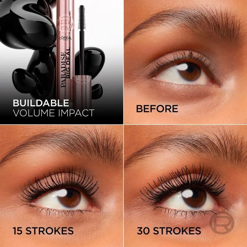 Bild 3 för L'Oréal Paris Paradise Big Deal Black Mascara 9,9 ml