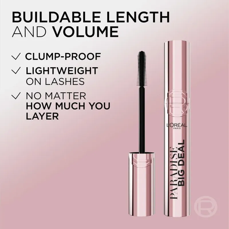 Bild 4 för L'Oréal Paris Paradise Big Deal Black Mascara 9,9 ml