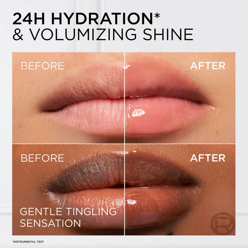 Bild 8 för L'Oréal Paris Plump Ambition Hyaluron Lip Oil 641 Latte Glace - 5 ml