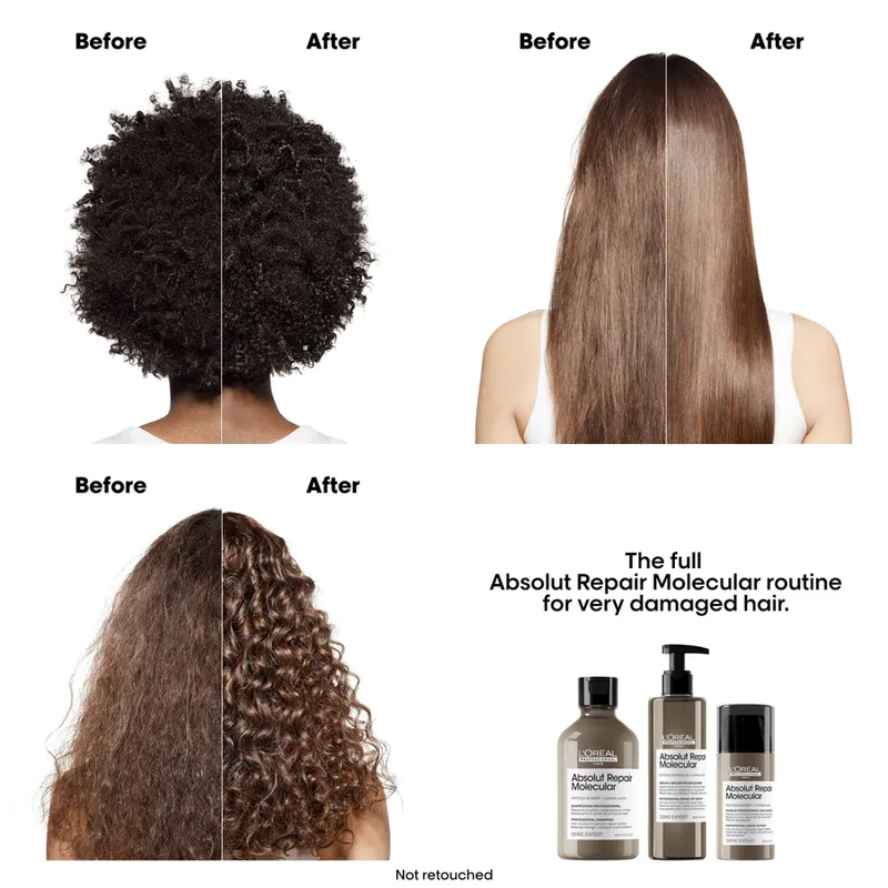 Bild 7 för L'Oréal Professionnel Absolut Repair Molecular  Shampoo 300 ml