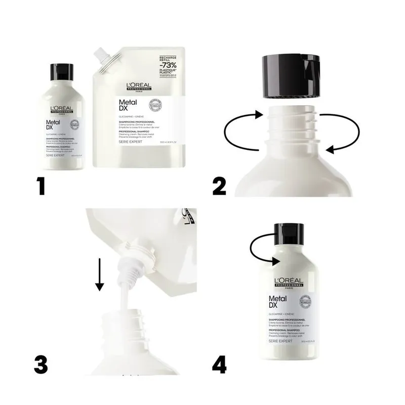 Bild 5 för L'Oréal Professionnel Metal DX Metal DX Shampoo Refill