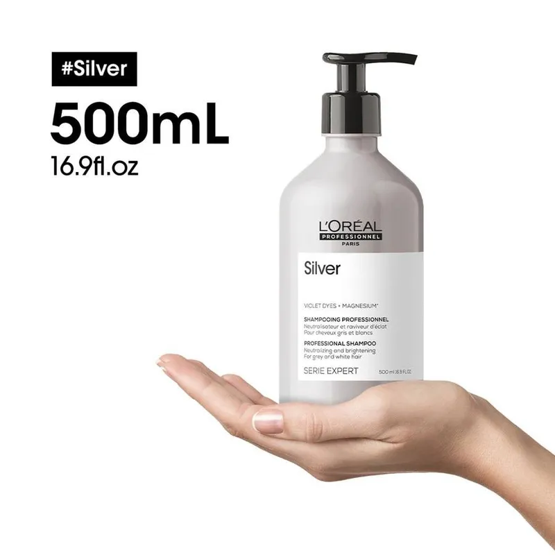 Bild 3 för L'Oréal Professionnel Silver Serie Expert Professional Shampoo 500 ml